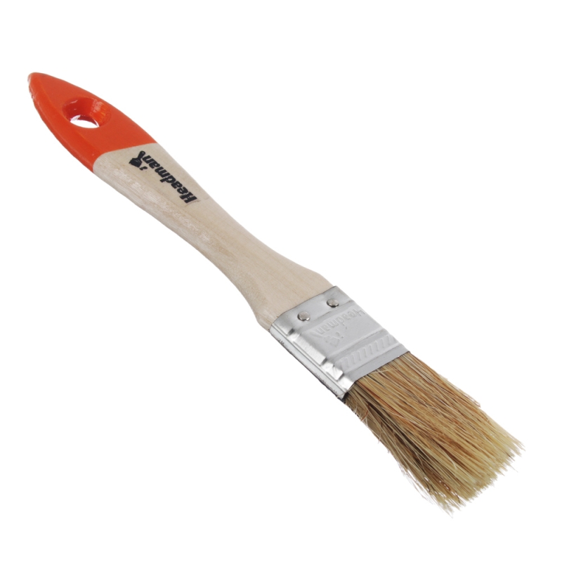 ЕРМАК Кисть малярная плоская ЕРМАК Кисть малярная плоская "Бейсик" нат. щетина 1" (25мм)