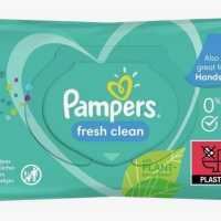 Влажные салфетки Pampers Fresh Clean, пластиковая крышка, 52 шт., 1 уп.