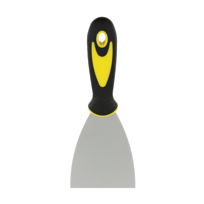 ЕРМАК Шпатель металл. с двухкомпонентной рукояткой, 75 мм ЕРМАК Шпатель металл. с двухкомпонентной рукояткой, 75 мм