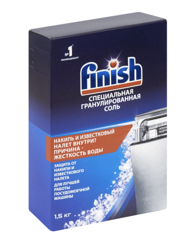 Соль для посудомоечной машины FINISH, 1,5кг Соль для посудомоечной машины FINISH, 1,5кг