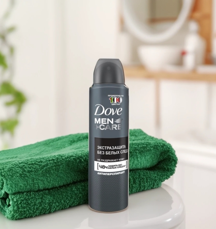 Антиперспирант-спрей мужской DOVE Men Экстразащита без белых следов, 150мл Антиперспирант-спрей мужской DOVE Men Экстразащита без белых следов, 150мл