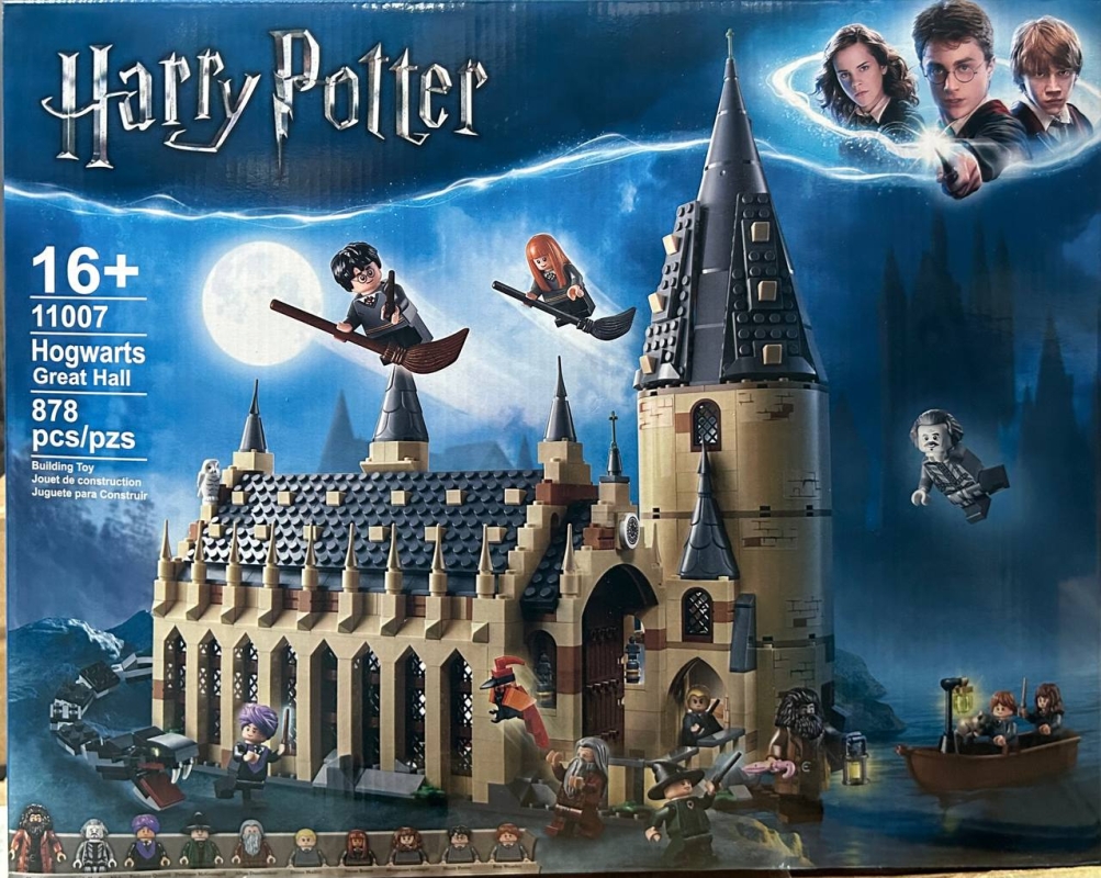 Конструктор Гарри Поттер Большой зал Хогвартса 878дет Конструктор Гарри Поттер Большой зал Хогвартса 878дет