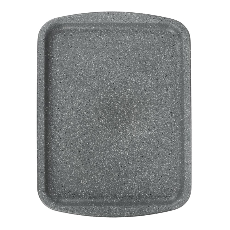 SATOSHI Буко Противень плоский, 36,5х27х1,7см, угл.сталь, антипригарное покрытие SATOSHI Буко Противень плоский, 36,5х27х1,7см, угл.сталь, антипригарное покрытие "Мрамор"