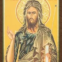 Икона "Иоанн Предтеча" 4х6 на МДФ-6 Икона "Иоанн Предтеча" 4х6 на МДФ-6