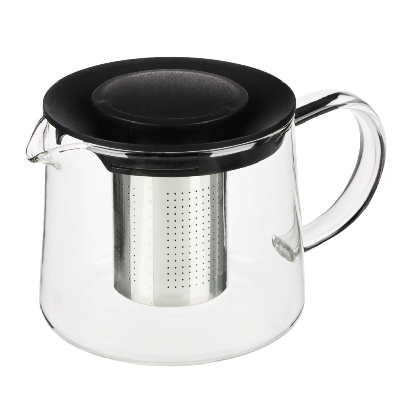 SATOSHI Цейлон Чайник заварочный 600мл, жаропрочное стекло SATOSHI Цейлон Чайник заварочный 600мл, жаропрочное стекло