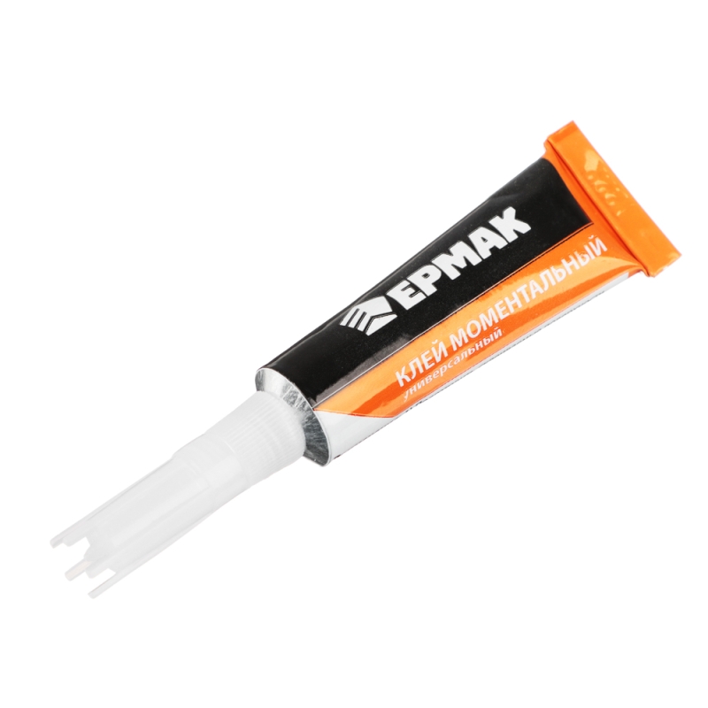 ЕРМАК Клей 3г моментальный универсальный, в инд.уп, блистер ЕРМАК Клей 3г моментальный универсальный, в инд.уп, блистер