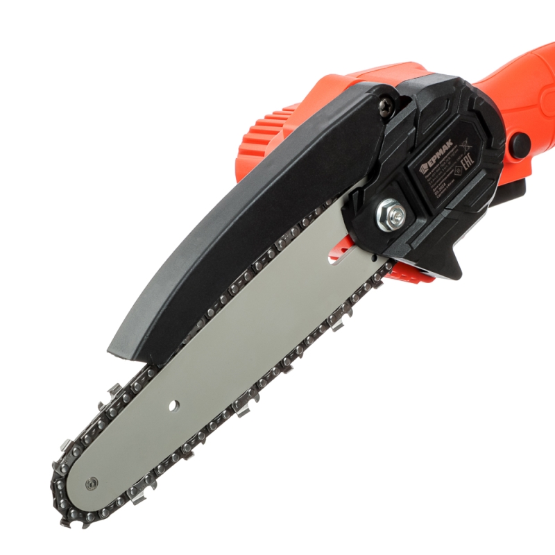 ЕРМАК Пила цепная аккум., ПЦА-20В, 150 мм, 2.0 А*ч Li-ion, 5м/с, ЗУ (ONE) ЕРМАК Пила цепная аккум., ПЦА-20В, 150 мм, 2.0 А*ч Li-ion, 5м/с, ЗУ (ONE)