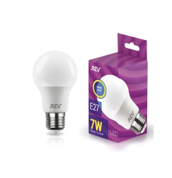 Лампа светодиодная Rev LED Е27 7Вт 220V 2700К Лампа светодиодная Rev LED Е27 7Вт 220V 2700К