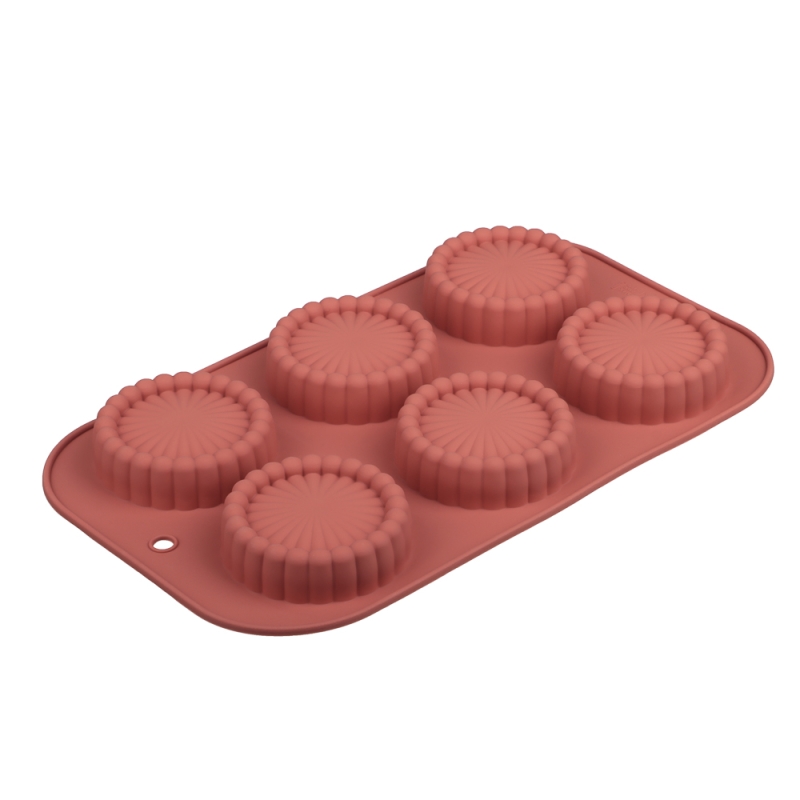 VETTA Форма силиконовая 6 ячеек, 29x17x2см VETTA Форма силиконовая 6 ячеек, 29x17x2см "Шарлотка"