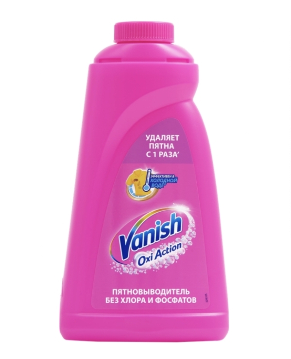 Пятновыводитель жидкий для тканей VANISH Oxi Action, 1л Пятновыводитель жидкий для тканей VANISH Oxi Action, 1л