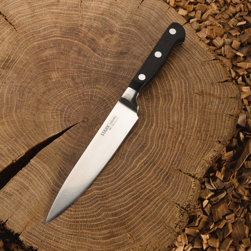 SATOSHI Старк Нож кухонный универсальный 15см, кованый SATOSHI Старк Нож кухонный универсальный 15см, кованый