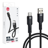 Кабель BX-8 USB на Type-C 1m 2A  ISA черный