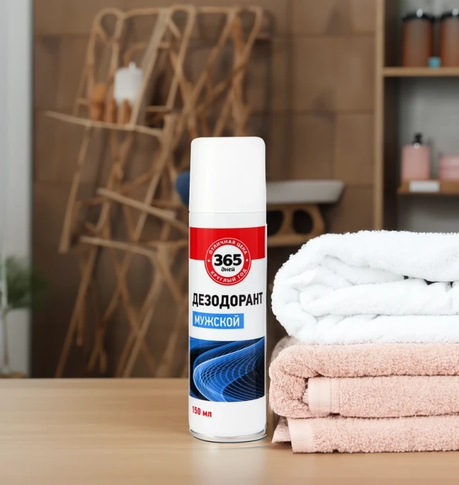 Дезодорант-спрей для тела мужской 365 ДНЕЙ, 150мл Дезодорант-спрей для тела мужской 365 ДНЕЙ, 150мл