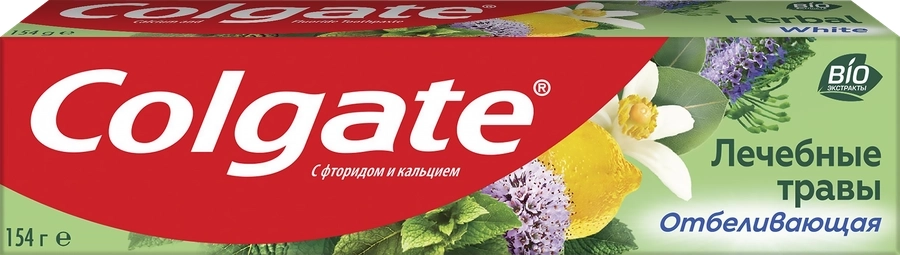 Зубная паста COLGATE Лечебные травы отбеливающая с натуральными ингредиентами для здоровья зубов и десен и белоснежной улыбки Зубная паста COLGATE Лечебные травы отбеливающая с натуральными ингредиентами для здоровья зубов и десен и белоснежной улыбки