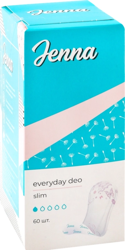 Ежедневные прокладки JENNA Everyday Deo Slim Ежедневные прокладки JENNA Everyday Deo Slim