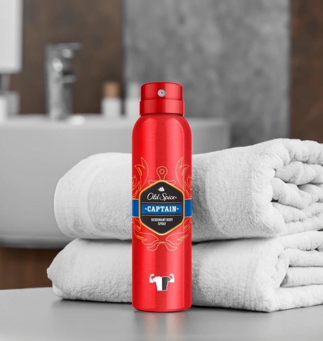 Дезодорант-спрей мужской OLD SPICE Captain, 150мл Дезодорант-спрей мужской OLD SPICE Captain, 150мл