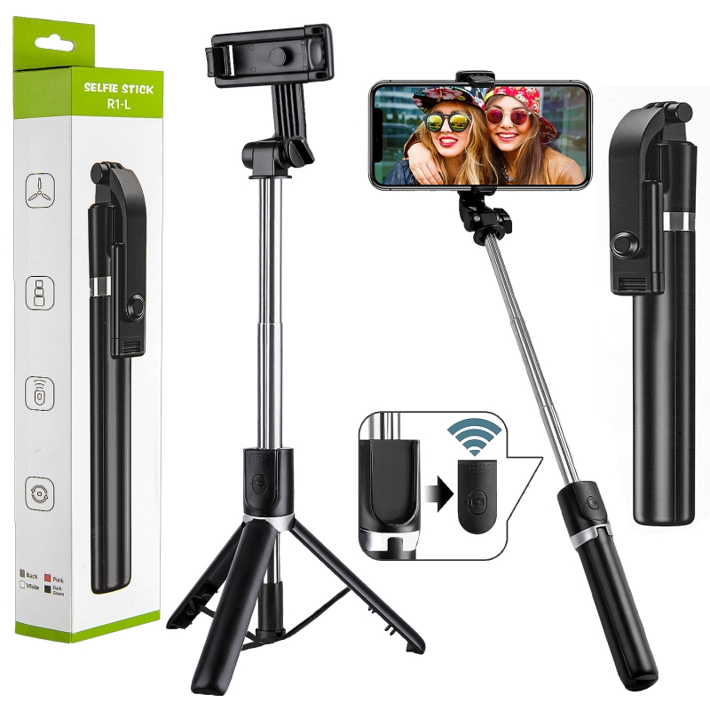 Монопод-трипод с блютуз пультом R1-L 170cm Монопод-трипод с блютуз пультом R1-L 170cm