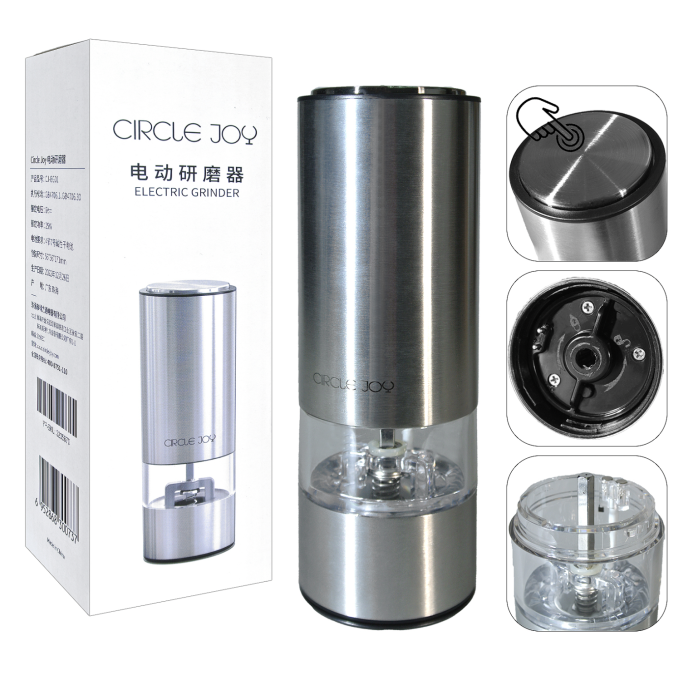 Электрическая мельница для перца и соли CIRCLE JOY CJ-EG01 Электрическая мельница для перца и соли CIRCLE JOY CJ-EG01