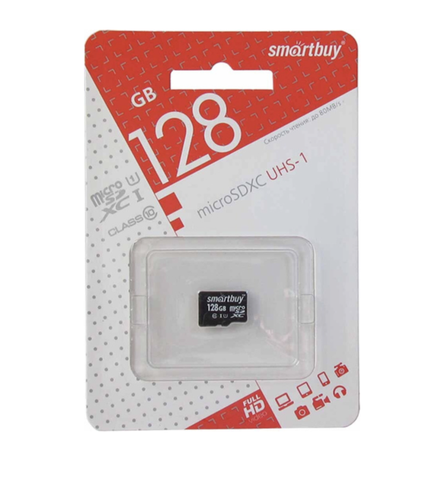 Micro SD 128GB Smart Buy class 10 (без адаптера) Micro SD 128GB Smart Buy class 10 (без адаптера)