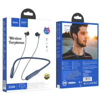 Наушники ES58 Bluetooth Sport Earphone HOCO темно-синие