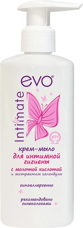 Жидкое крем-мыло для интимной гигиены EVO Жидкое крем-мыло для интимной гигиены EVO