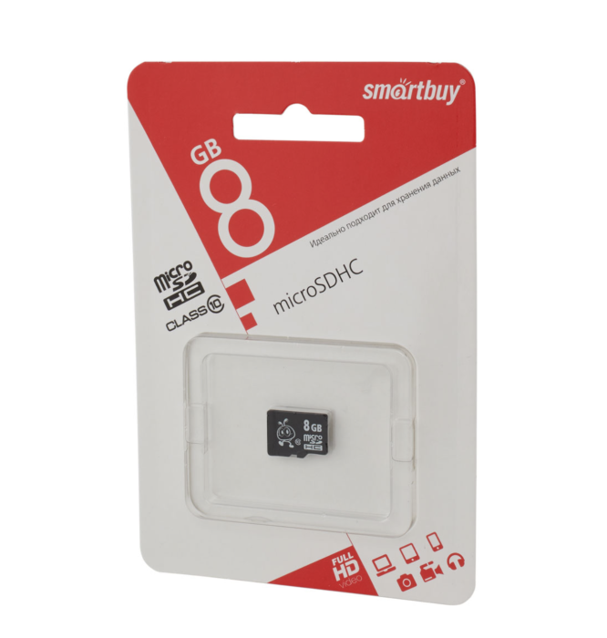 Micro SD 8GB Smart Buy class 10 без адаптера Micro SD 8GB Smart Buy class 10 без адаптера