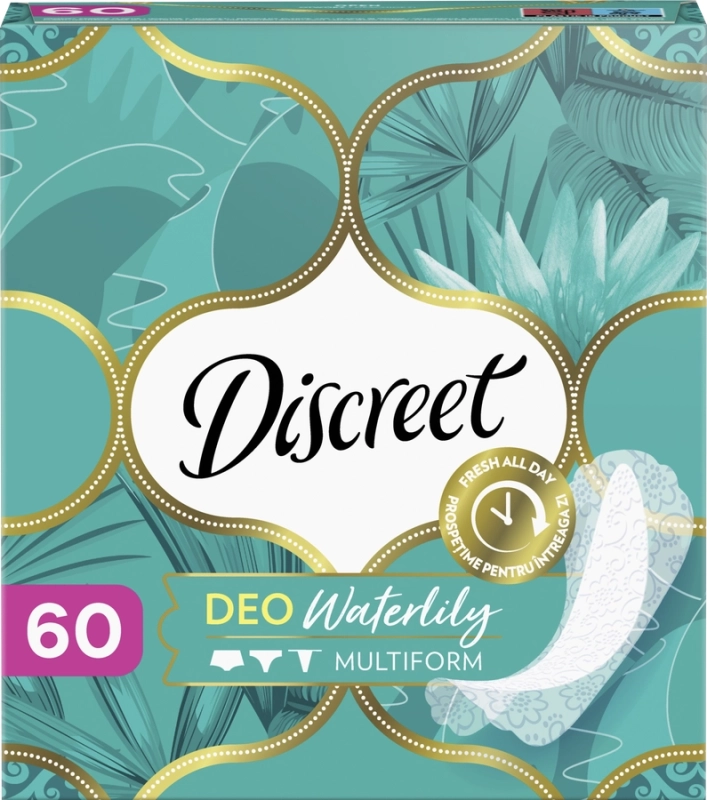 Ежедневные прокладки DISCREET Multiform Deo Water Lily Ежедневные прокладки DISCREET Multiform Deo Water Lily