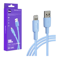 Кабель BX-1 USB на Lightning 1m 2.4A ISA синий