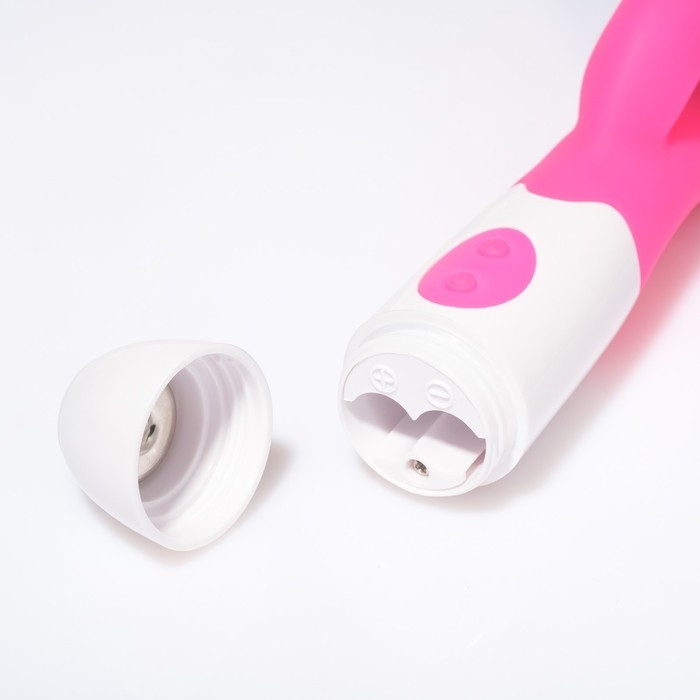 Вибратор - кролик Вибратор - кролик "WOW", стимулятор клитора и точки G, IP67, розовый