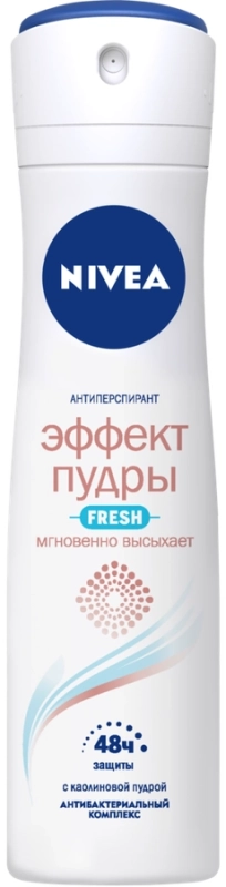 Дезодорант-спрей для женщин NIVEA Fresh Эффект пудры Дезодорант-спрей для женщин NIVEA Fresh Эффект пудры