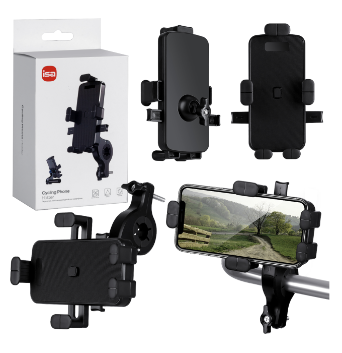 Держатель для велосипеда BH-01 черный ISA