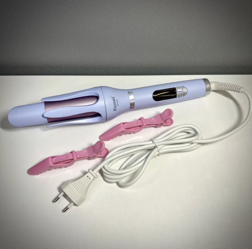 Крутящаяся плойка для завивки Kemei KM-2063 Крутящаяся плойка для завивки Kemei KM-2063