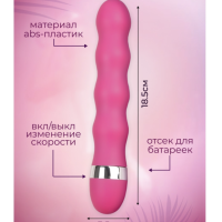 Вибратор Оки-Чпоки G Spot, стимулятор точки G, 18,5 х 3,5 см, розовый