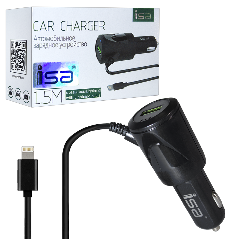 АЗУ VC1-I5 Lightning 2A ISA черное АЗУ VC1-I5 Lightning 2A ISA черное