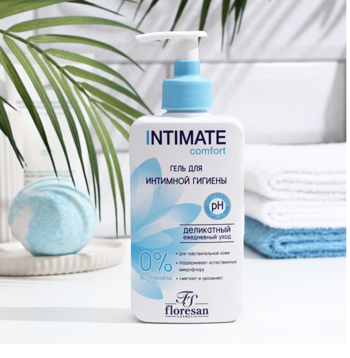 Деликатный гель для интимной гигиены Floresan, 250 мл Деликатный гель для интимной гигиены Floresan, 250 мл
