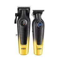 Набор для стрижки волос 2в1 VGR V-196&996 Зеленый