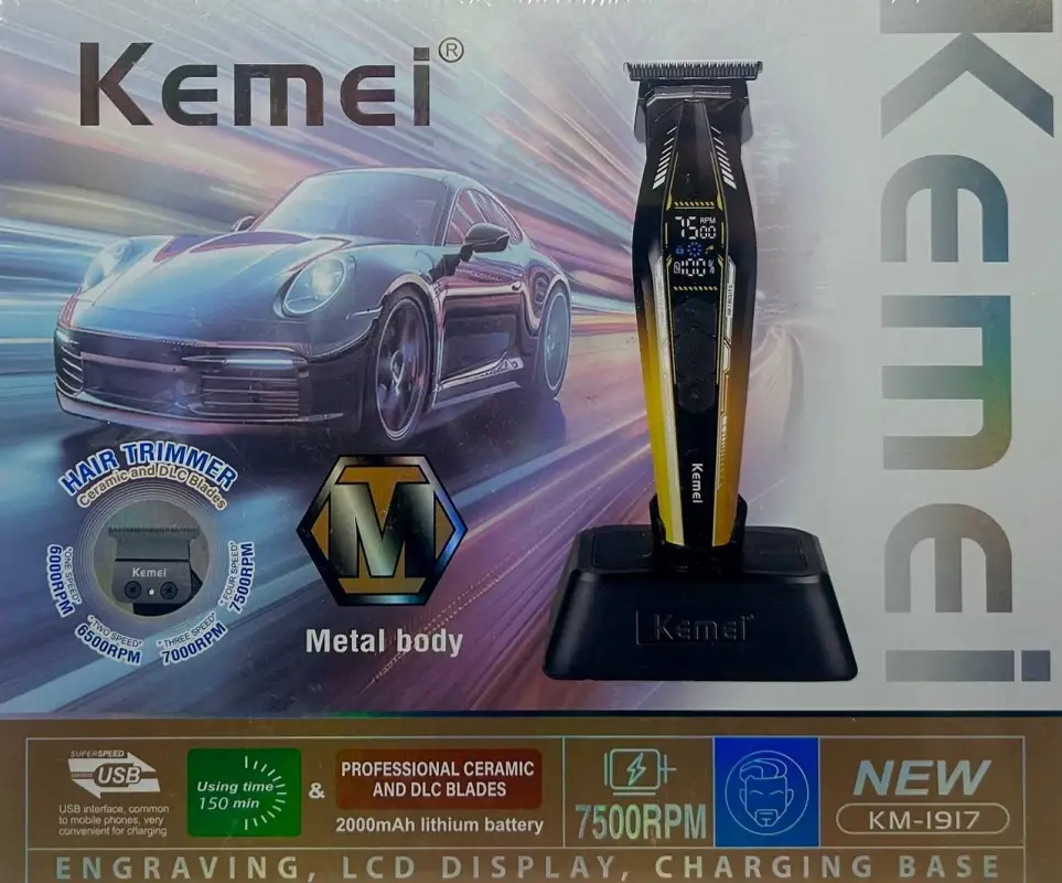 Триммер для стрижки волос Kemei KM-1917
