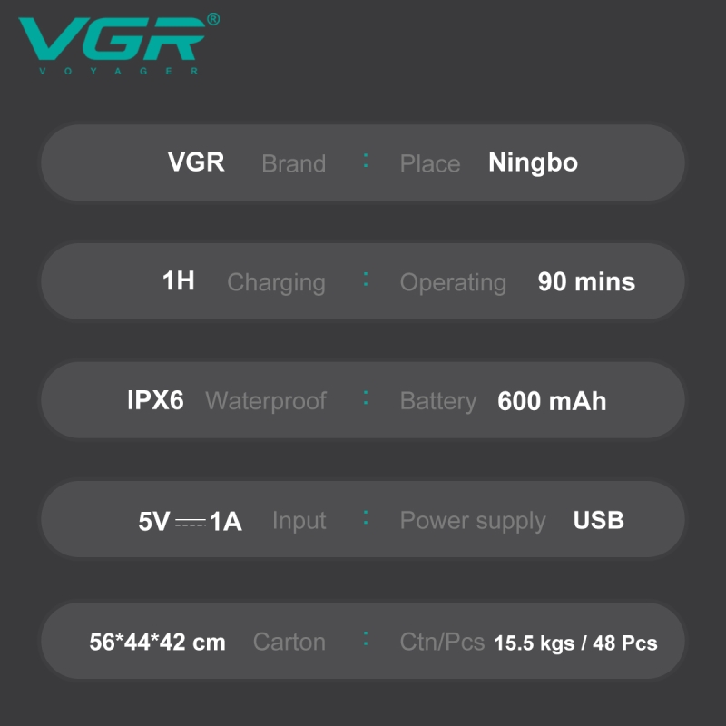 Электрическая бритва VGR V-314