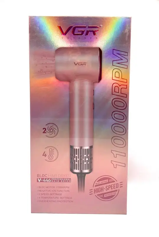 Фен для волос VGR V-446 Розовый