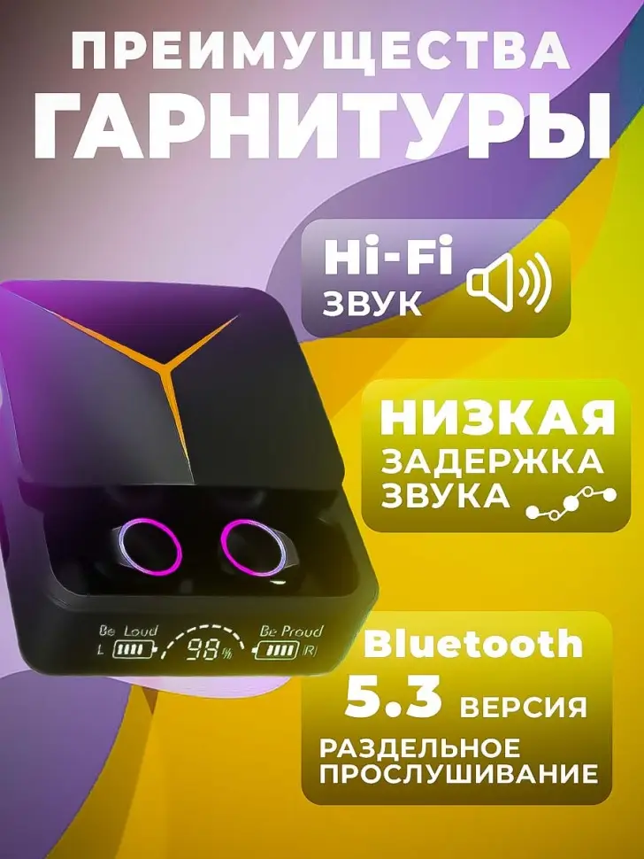 Наушники беспроводные M90 Pro Наушники беспроводные M90 Pro