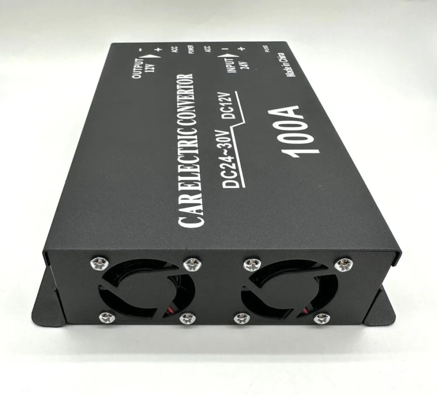 Преобразователь напряжения Инвертор 100A 24V-12V Преобразователь напряжения Инвертор 100A 24V-12V