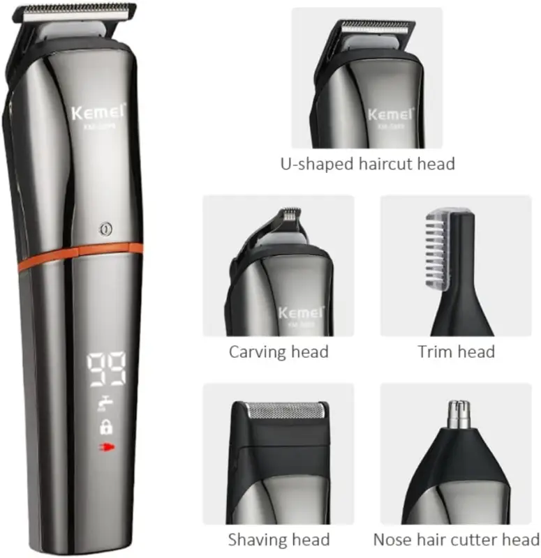 Триммер для стрижки волос 11в1 Kemei KM-5898
