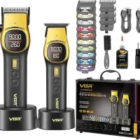 Набор для стрижки волос В кейсе 2в1 VGR V-885 S2 Желтый Набор для стрижки волос В кейсе 2в1 VGR V-885 S2 Желтый