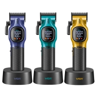 Машинка для стрижки волос VGR V-886C Фиолетовая