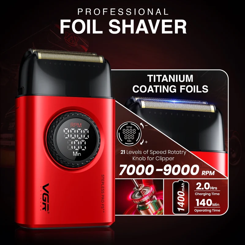 Набор для стрижки волос 2в1 VGR V-977 & V-377 Красный Набор для стрижки волос 2в1 VGR V-977 & V-377 Красный