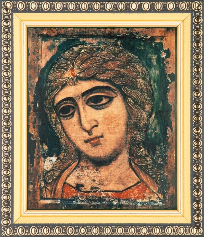 Икона "Гавриил Архангел "Ангел златые власы" (стар. образ) 10х12 в раме 13х15