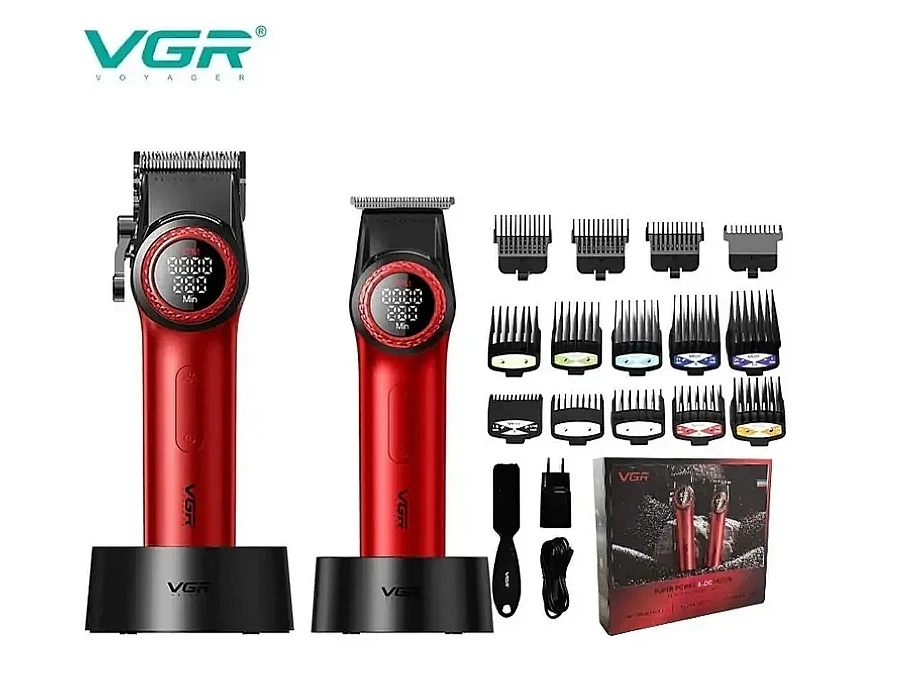 Набор машинок для стрижки волос VGR V-001&977