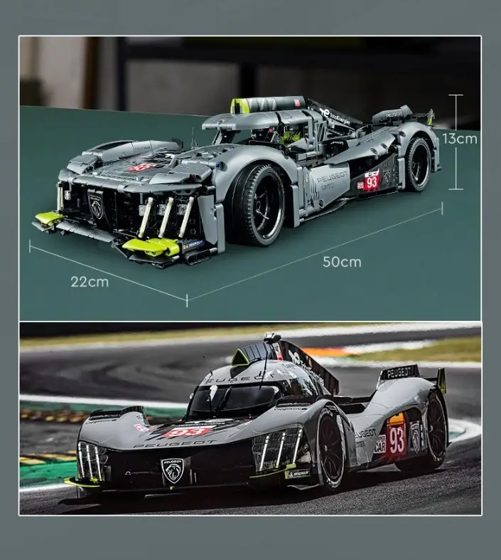 Peugeot 9x8 Hypercar Конструктор 1775д