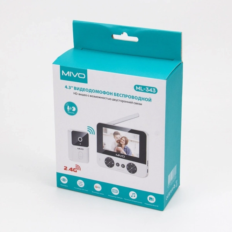Видеодомофон беспроводной MIVO ML-343