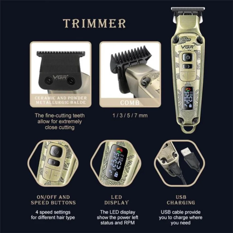 Набор для стрижки волос 2в1 VGR V-643 Набор для стрижки волос 2в1 VGR V-643